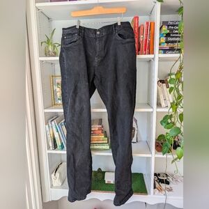 Britches Men's Jeans Relaxed Fit Black Denim Size 40 X 36 Casual Tall